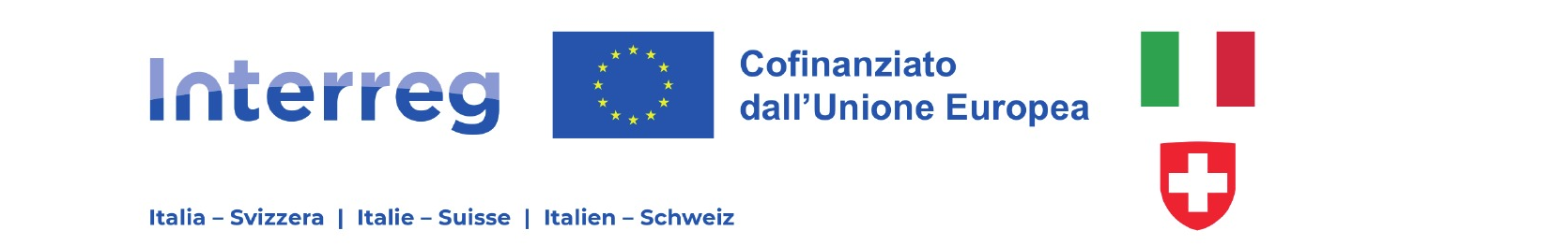 Interreg Italia-Svizzera, cofinanziato dall'Unione Europea